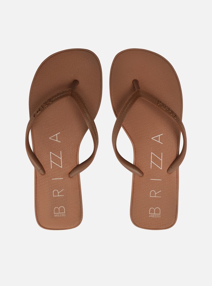 Sandália Marrom Flatform Mykonos