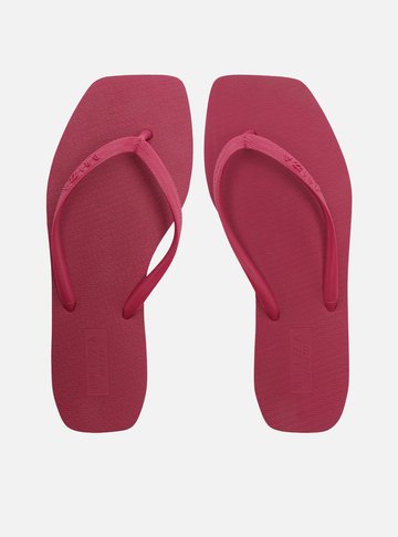 Arezzo — Chinelo de Dedo Rosa Básico Square Brizza