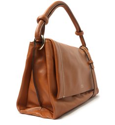 Bolsa Satchel Marrom Couro Grande Monalisa Bolsa Satchel Marrom Couro Grande Monalisa