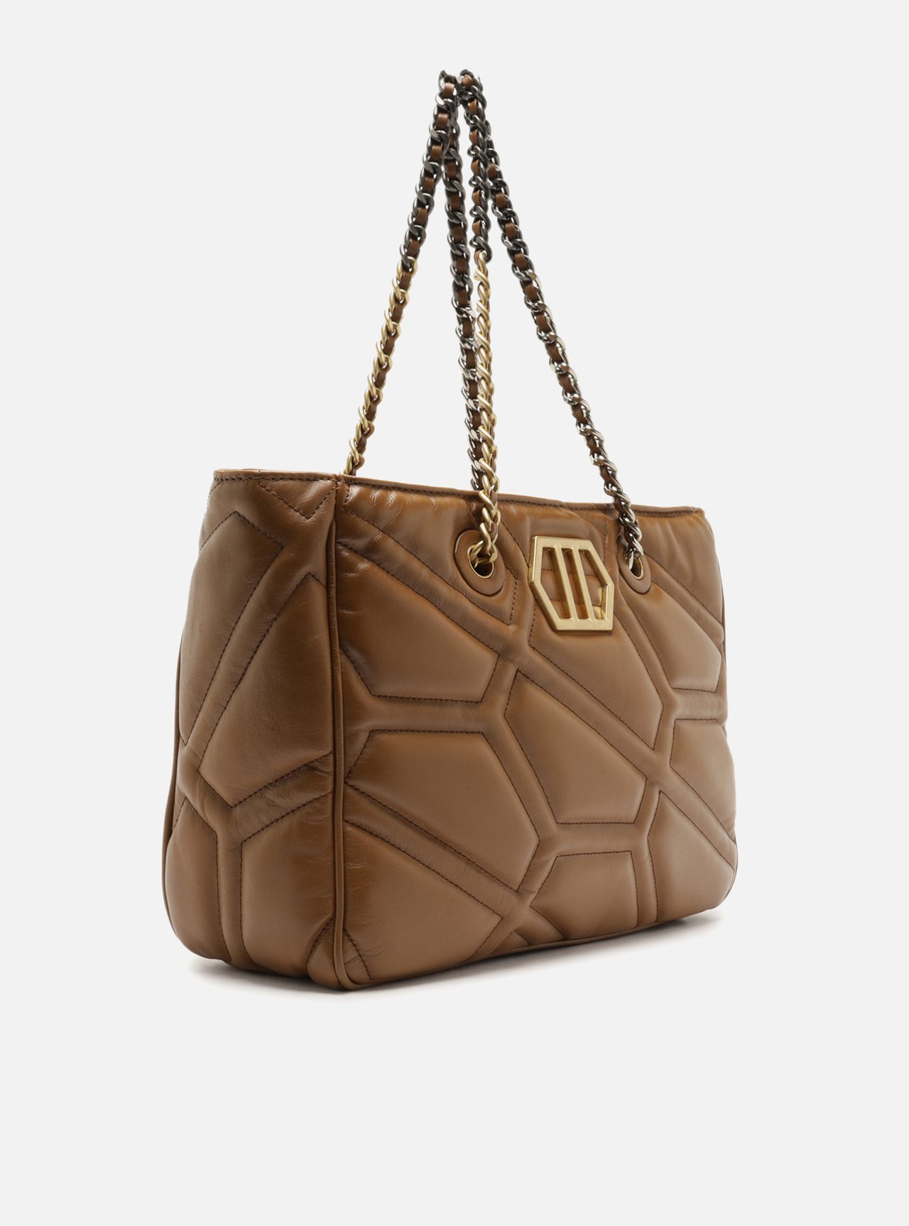 Bolsa Shopping Marrom Couro Emma Grande — foto 5