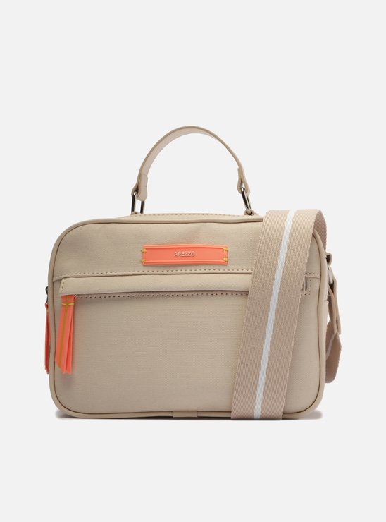 Bolsa Tiracolo Bege ZZ Play Média | Arezzo