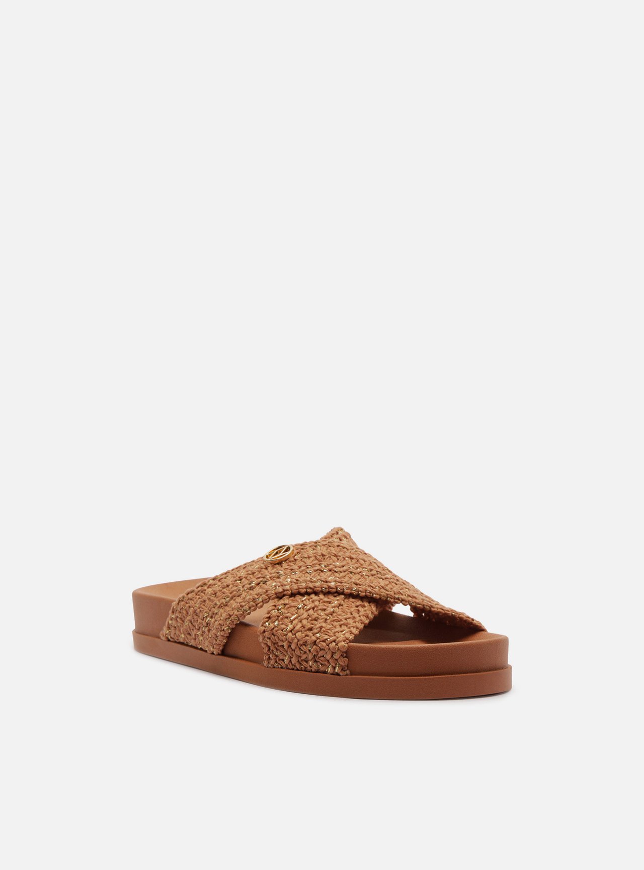 Sandália Papete Multicolorida Flatform Tressê Brizza — foto 2