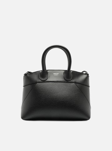 Bolsa Tote Preta Média Mix Texturas