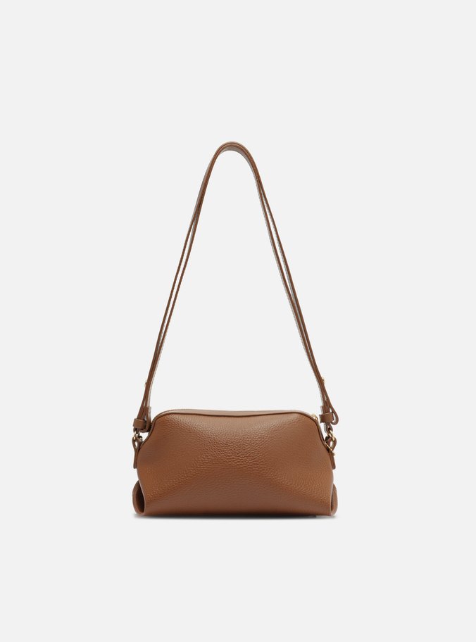 Bolsa Tote Caramelo Pequena Tag Corrente