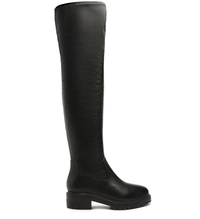 Bota Over The Knee Preta Salto Bloco