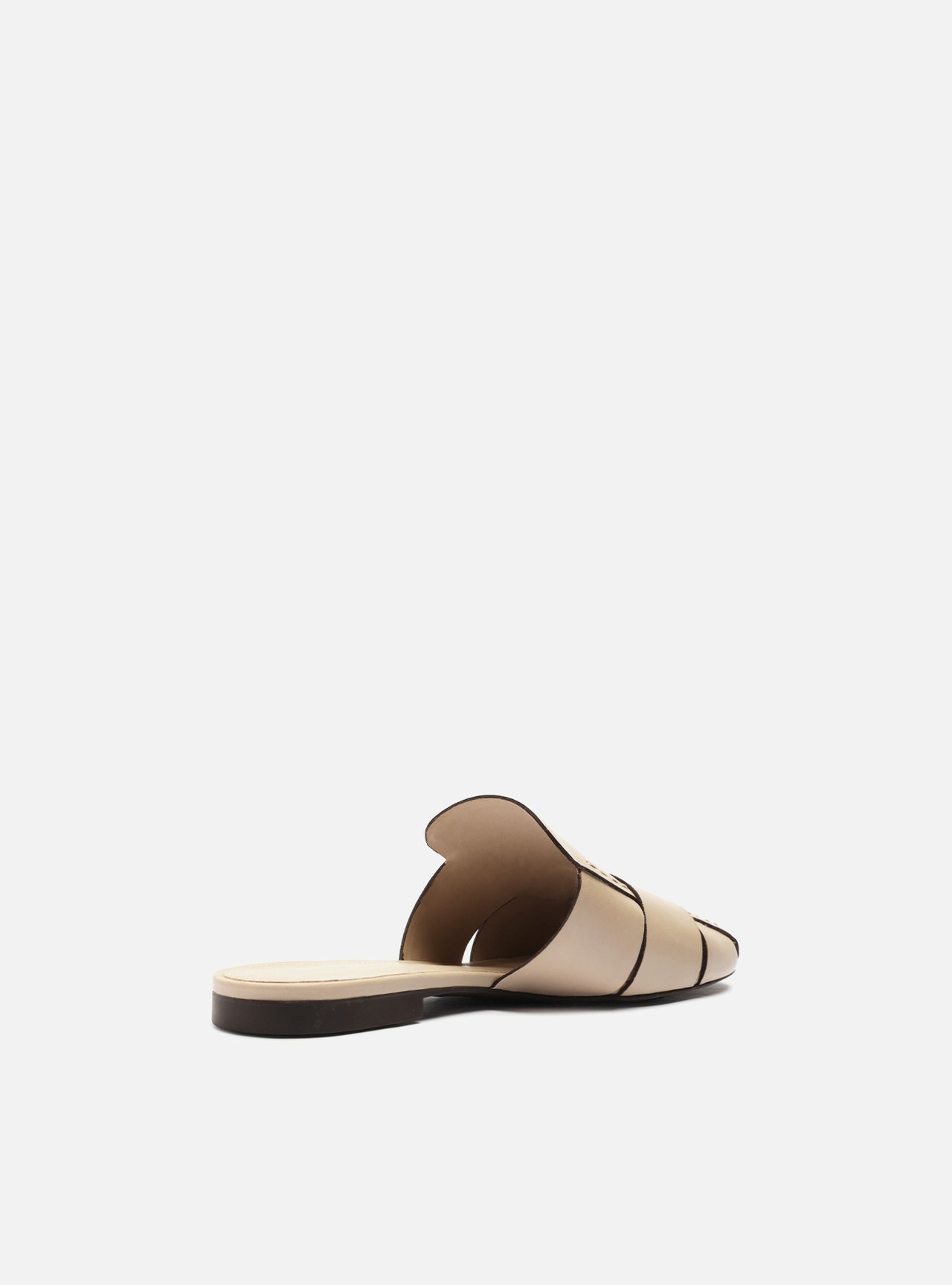 Mule Nude Rasteiro Tiras Vazada — foto 3