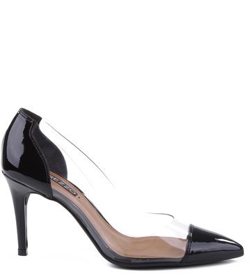 Scarpin Vinil Preto