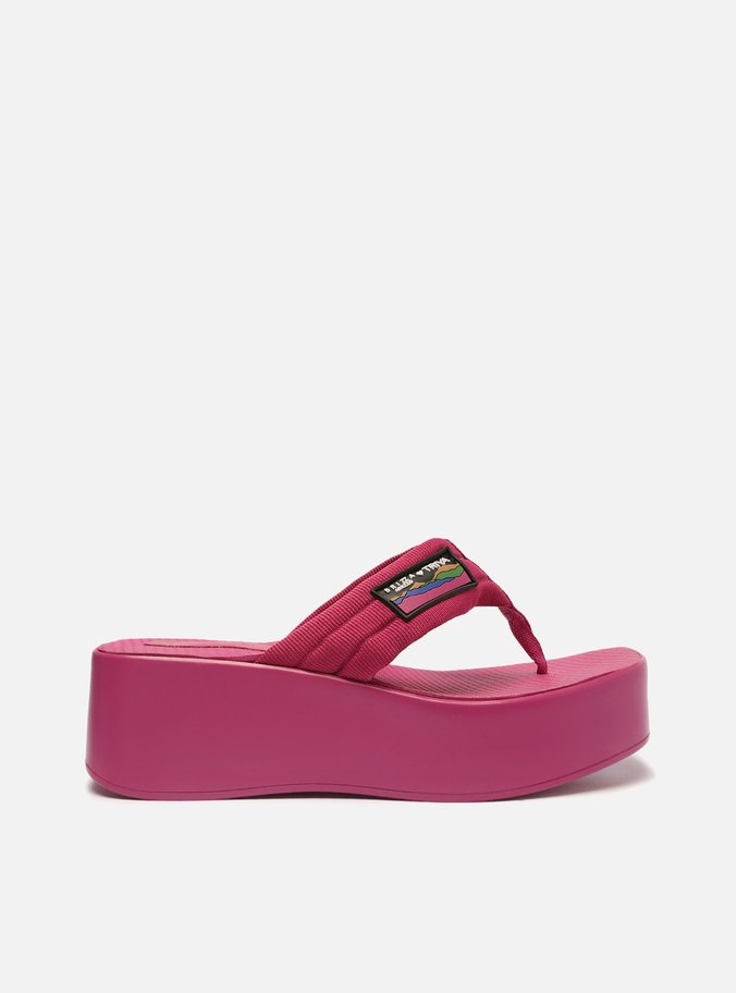Sandália Roxa Flatform Lulu Brizza Triya