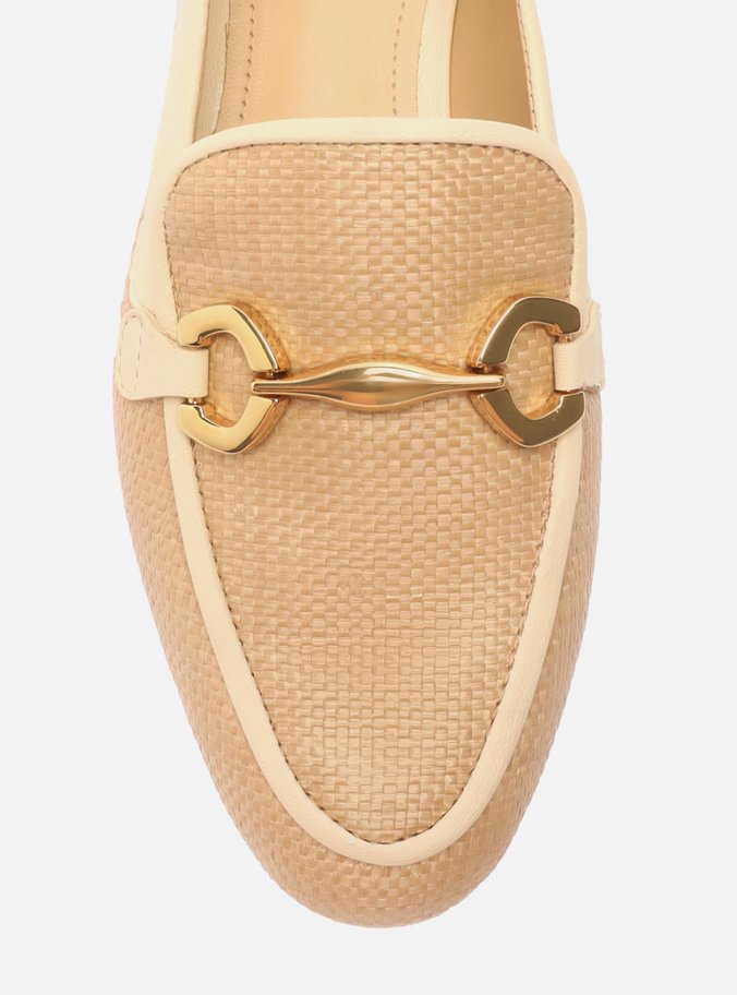 Mocassim Bege Bridão Off-White Luma