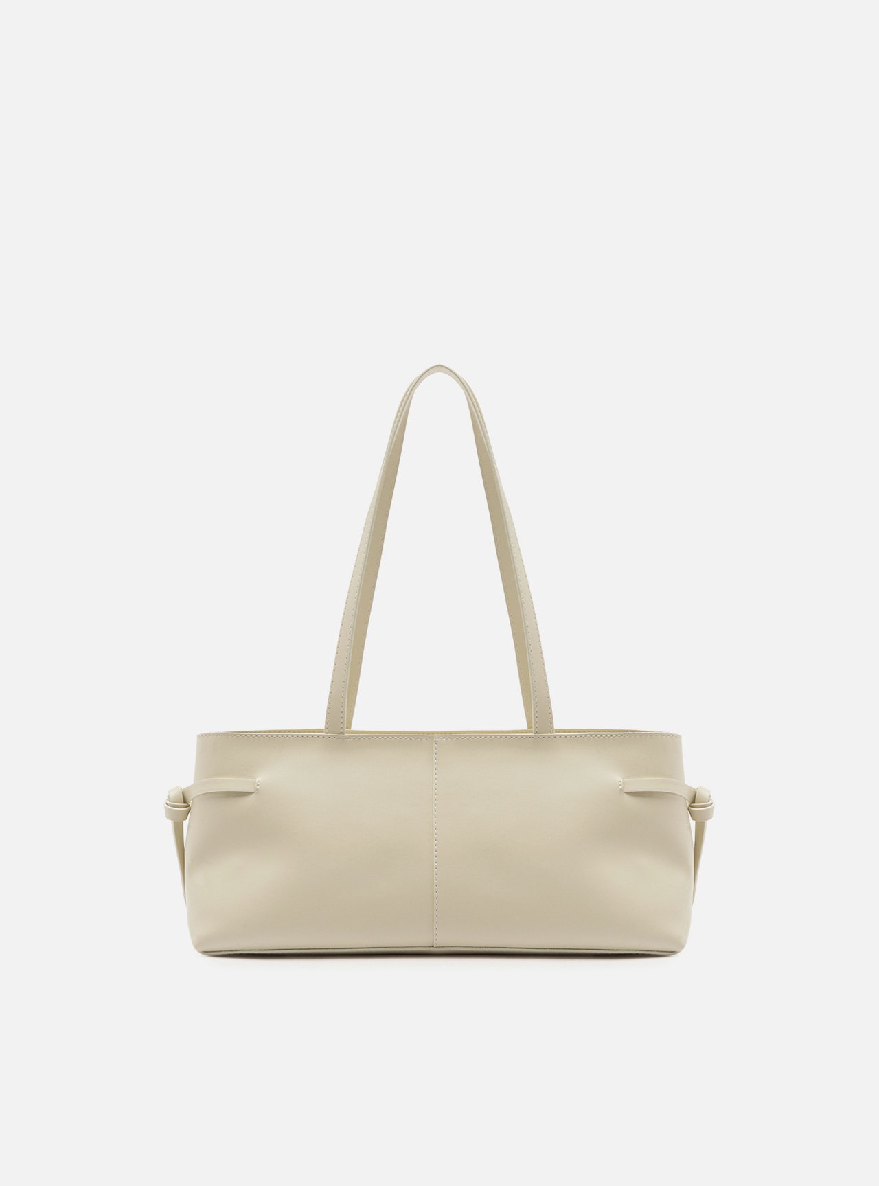 Bolsa Shoulder Branca Média Nó — foto 3