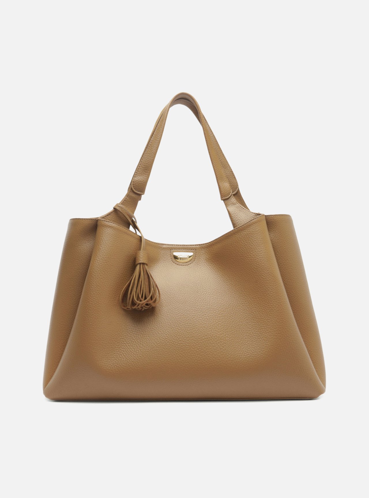 Bolsa Shopping Nude Grande Franja — foto 1