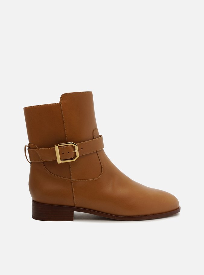 Bota Marrom Couro Cano Curto Savannah