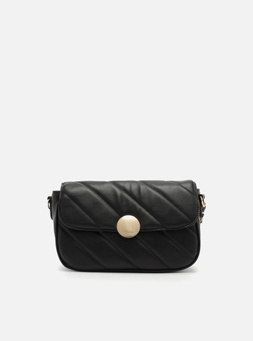 Bolsa Tiracolo Preta Pequena Matelassê