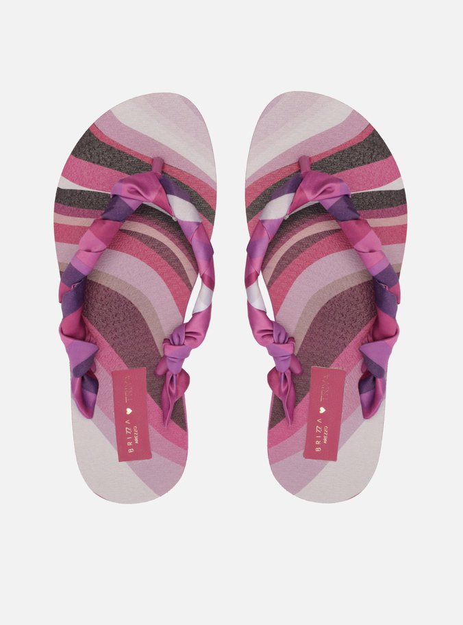Chinelo de Dedo Roxo Essential Lenço Brizza Triya