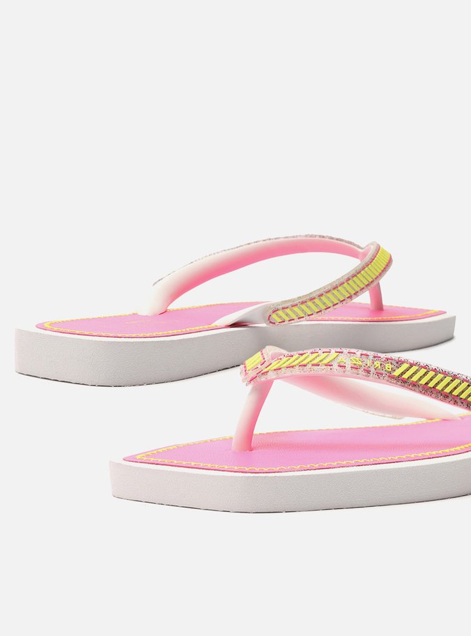Chinelo de Dedo Branco Square Brizza Sport