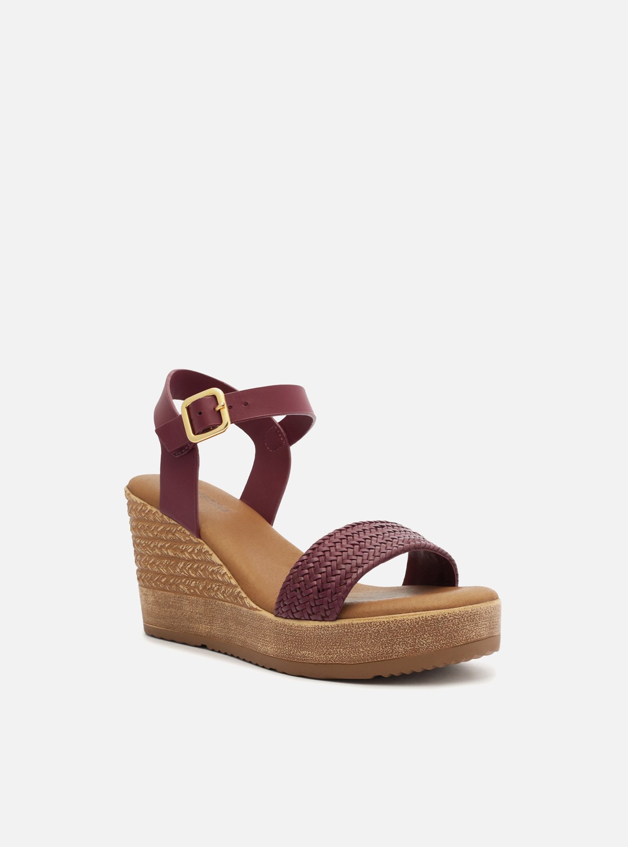 Sand lia Vermelha Plataforma Tira Tran ada Cassis Arezzo