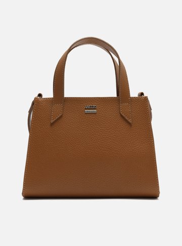 Bolsa Tote Marrom Média