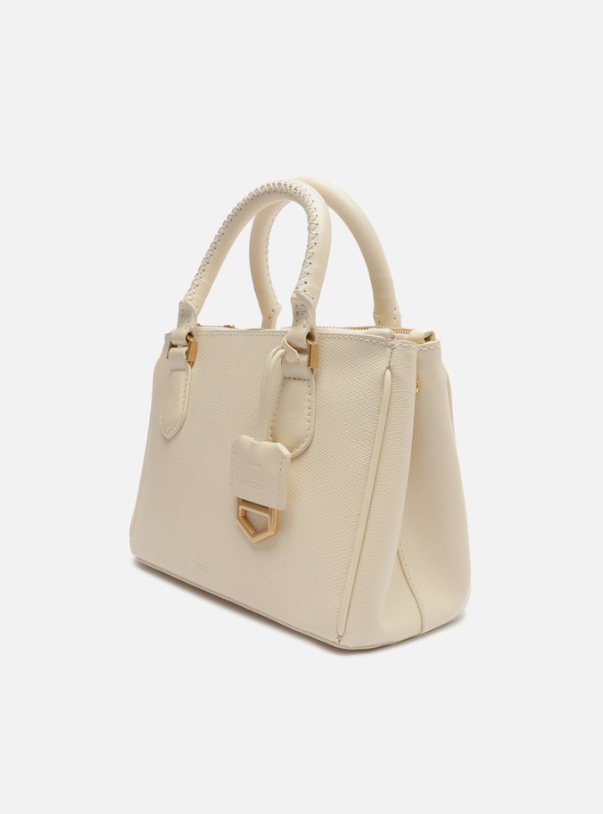 Tote Off-White Couro Média Bag Charm Metal
