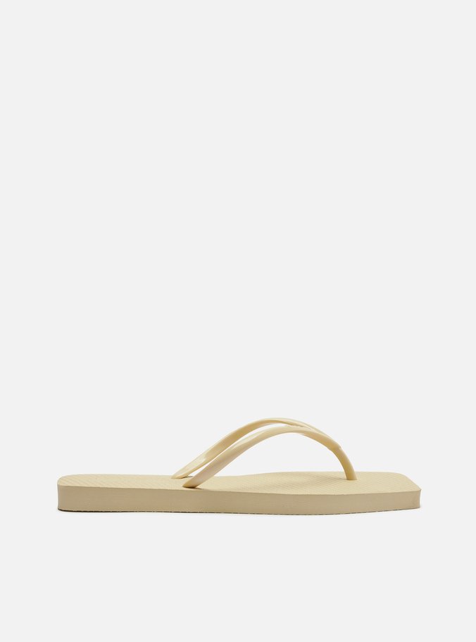 Chinelo de Dedo Branco Flat Brizza