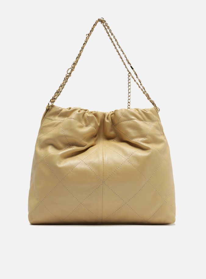 Bolsa Hobo Nude Couro Esther Grande