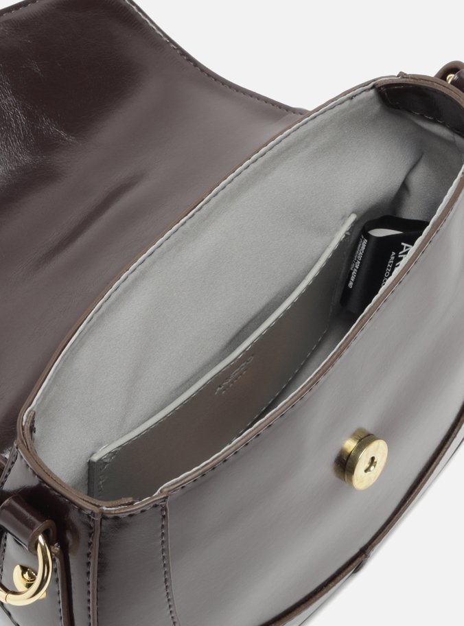 Bolsa Tiracolo Marrom Média Barbicacho