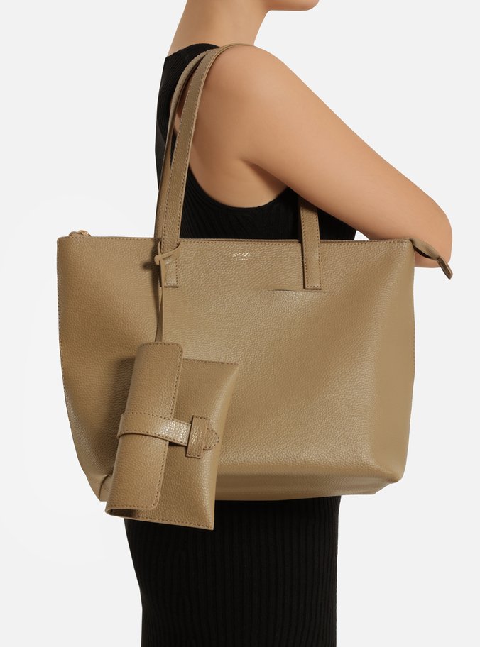 Bolsa Shopping Cinza Mercato Grande