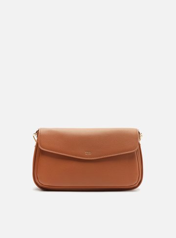 Bolsa Tiracolo Marrom Média