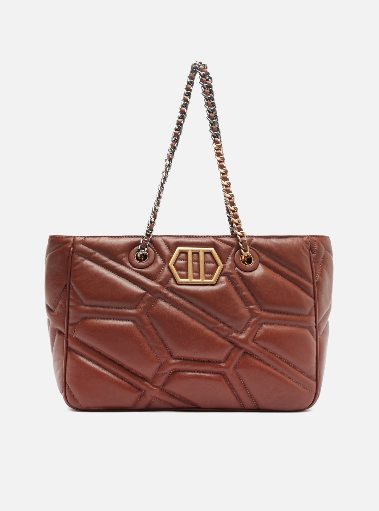 Bolsa Shopping Marrom Couro Emma Grande — foto 1