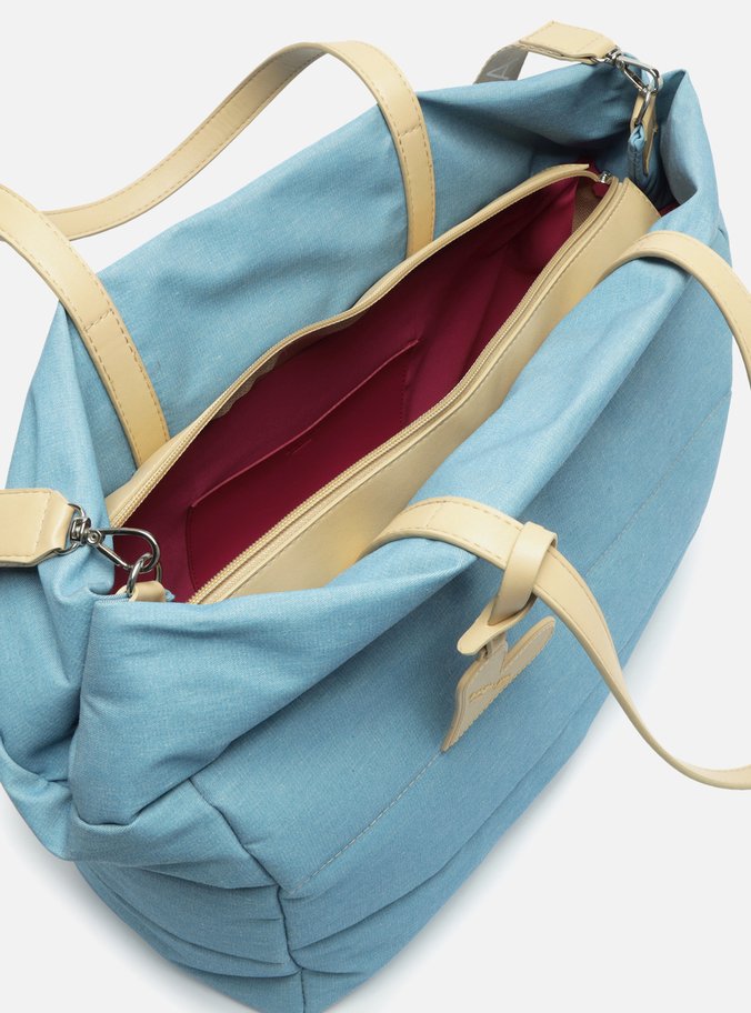Bolsa Shopping Azul Nylon Grande Brizza