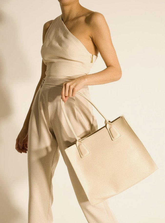 Bolsa Shopping Off-White Joana Grande