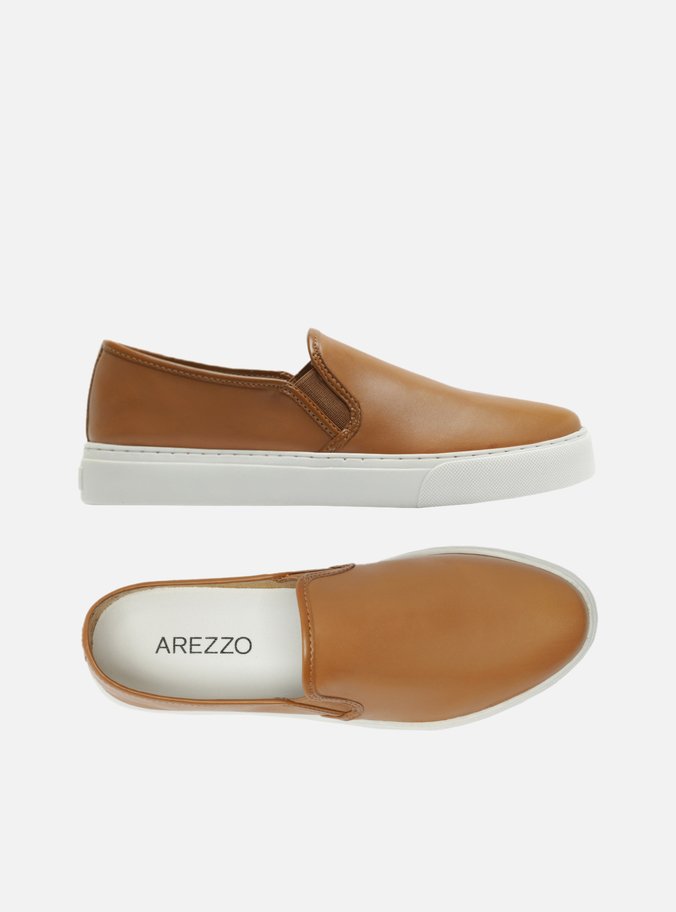 Tênis Slip On Marrom
