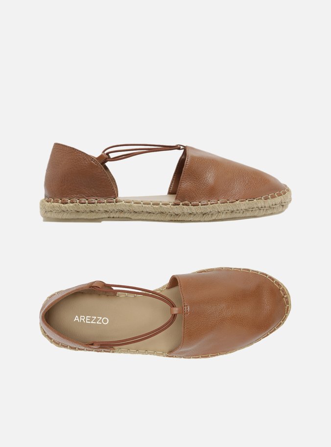 Espadrille Marrom Salto Rasteiro