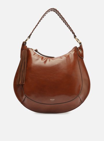 Bolsa Hobo Caramelo Grande Barbicacho