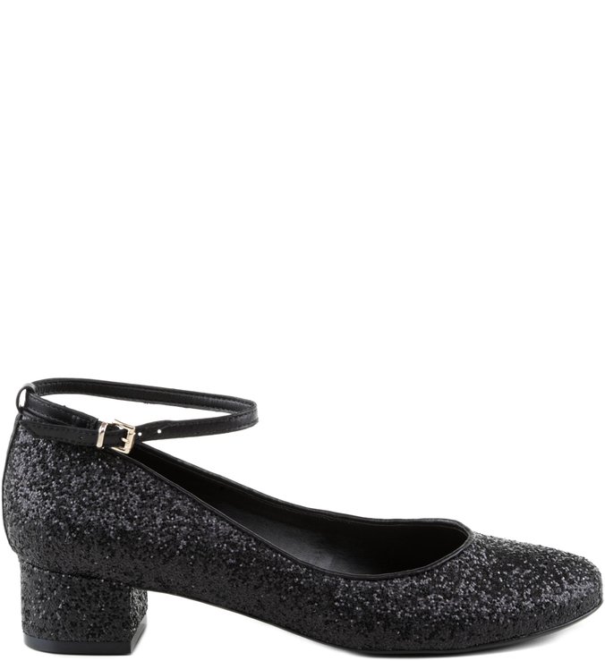 Scarpin Glitter Preta