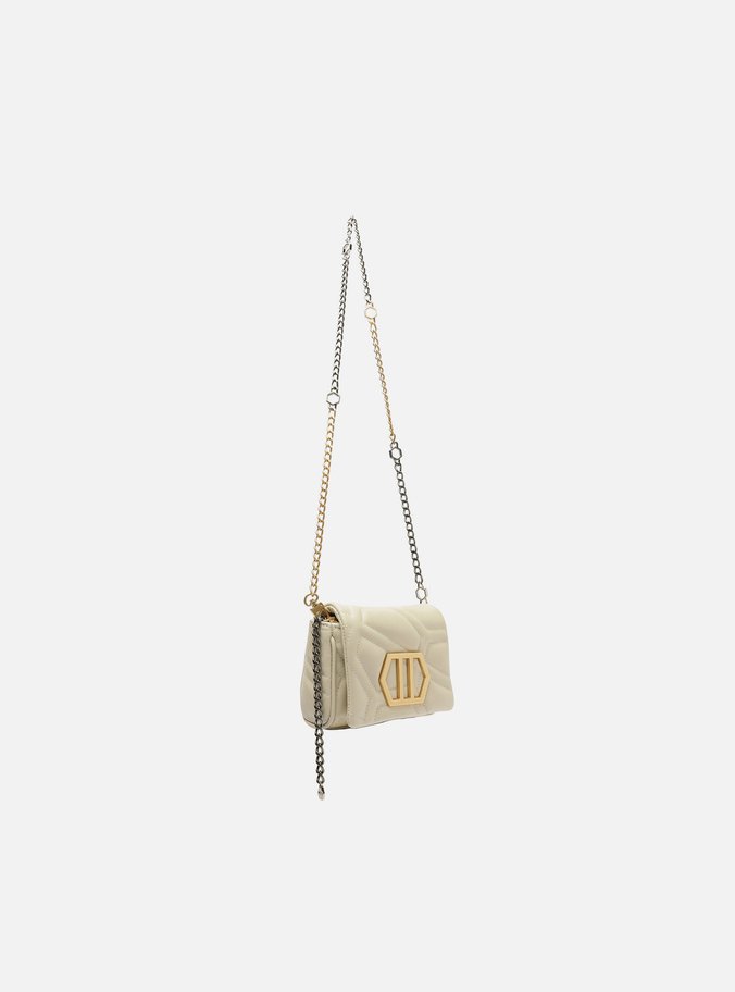 Mini Bag Tiracolo Branca Couro Emma