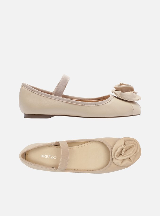 Sapatilha Flor Nude