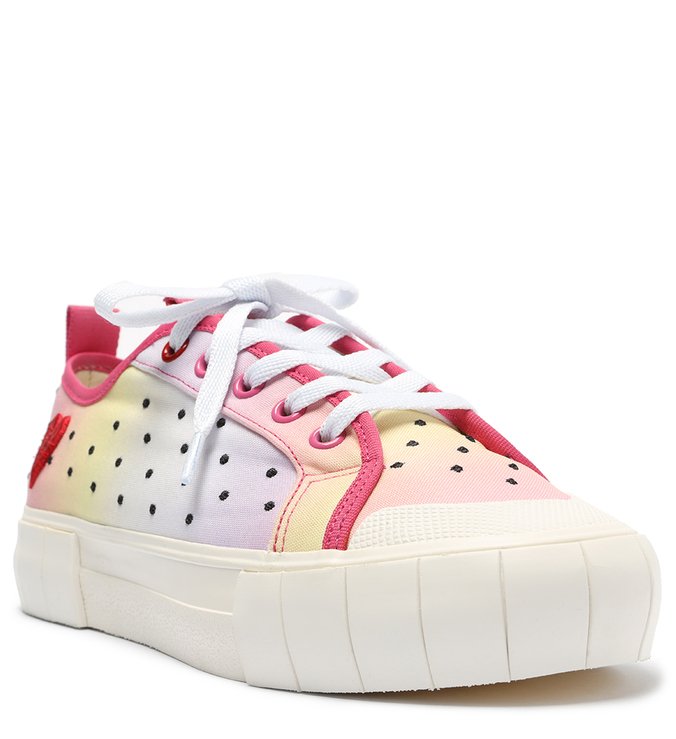 Tênis Multicolorido Lona Poá ZZ Love