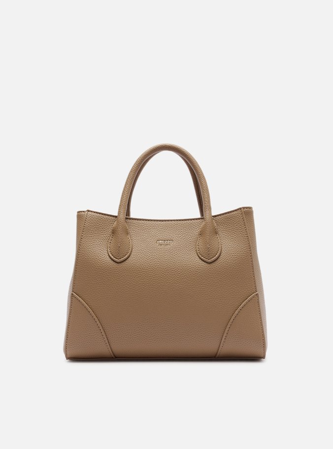 Bolsa Tote Cinza Média Textura