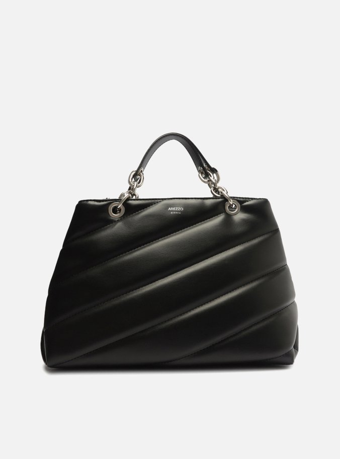 Bolsa Tote Preta Matelassê Grande Alça