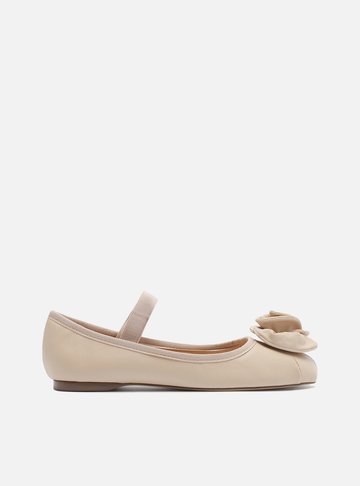Sapatilha Flor Nude
