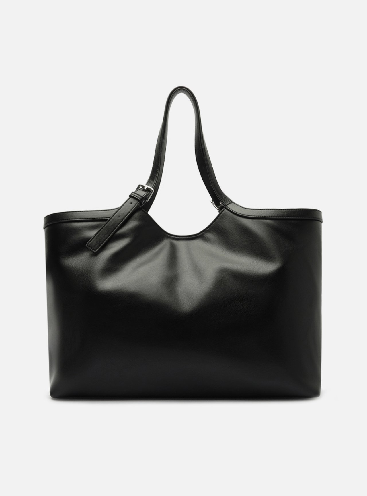 Bolsa Shopping Preta Grande Metais — foto 3