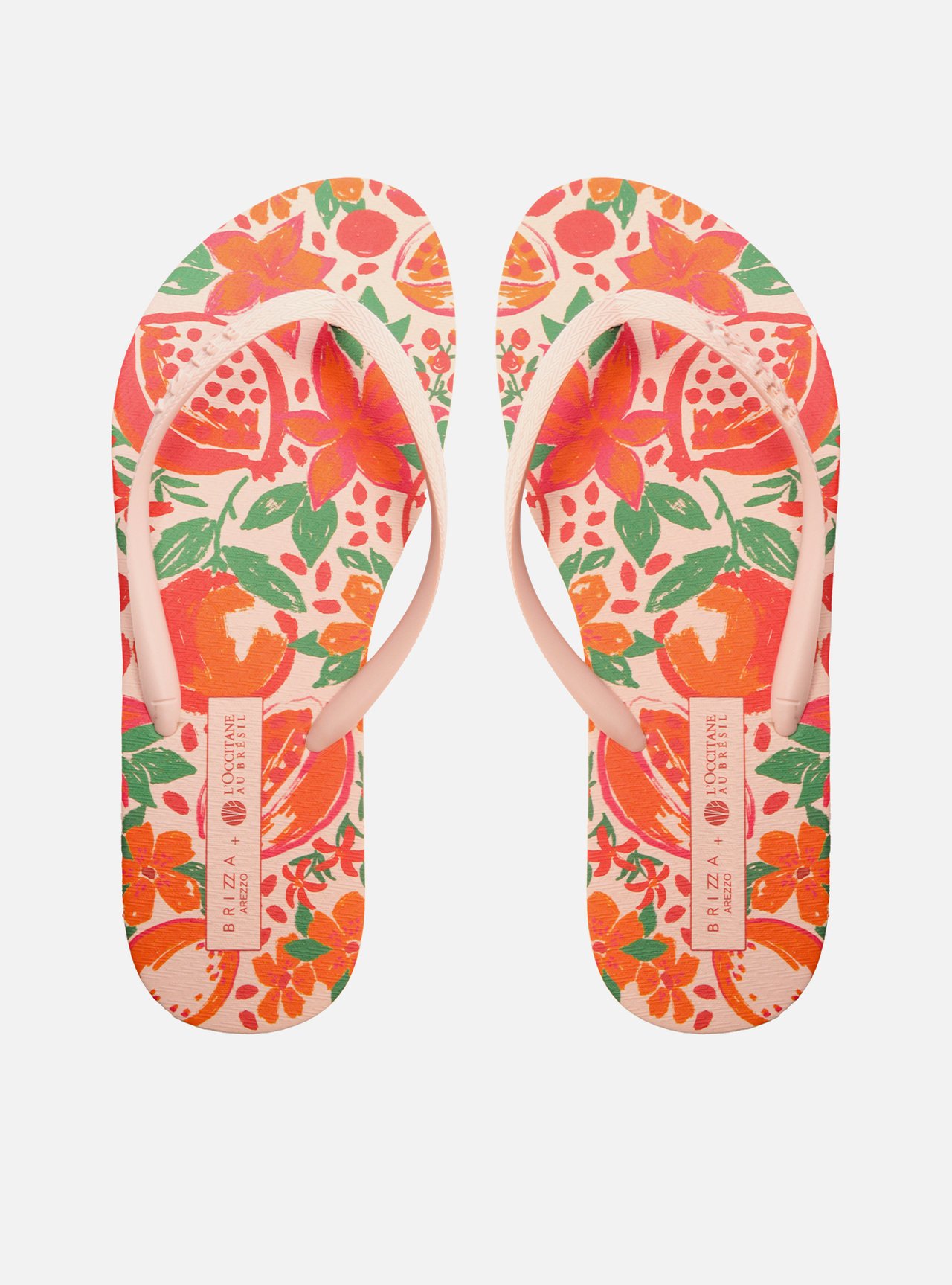 Chinelo de Dedo Rosa Romã  Collab Loccitane — foto 2