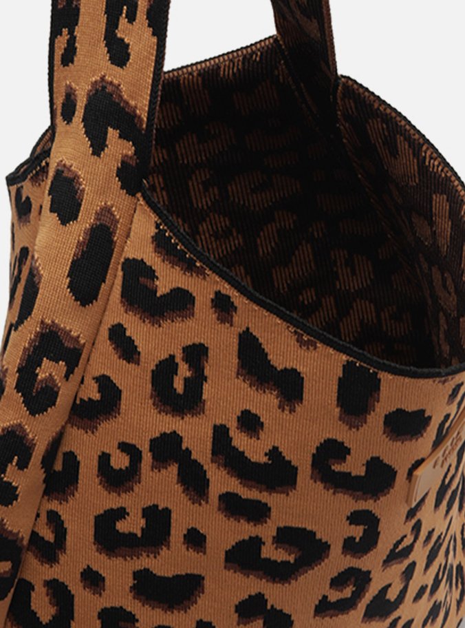 Bolsa Shopping Animal Print Olivia Grande