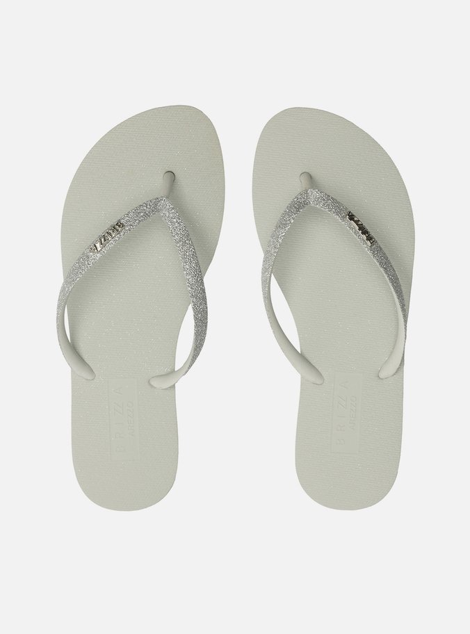 Chinelo Prata Brizza Strass