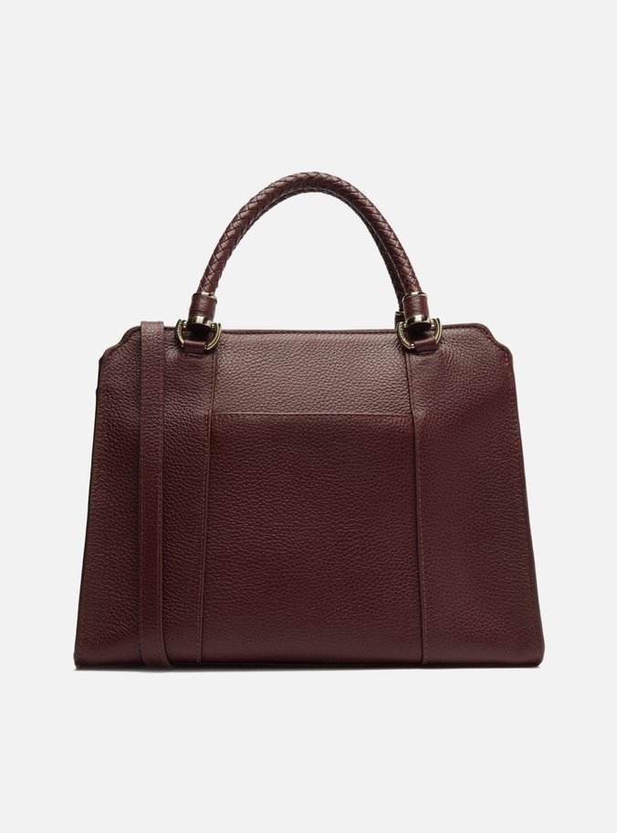 Bolsa Tote Vermelha Couro Piazza Grande