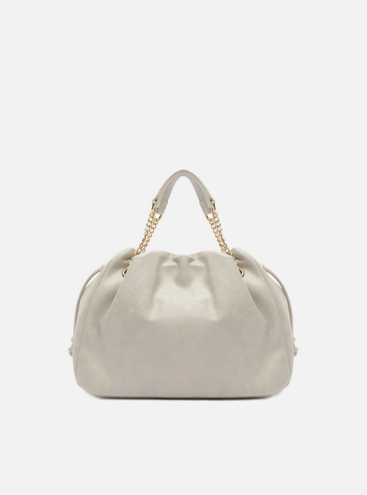 Bolsa Bucket Off White Média Alça Corrente — foto 1