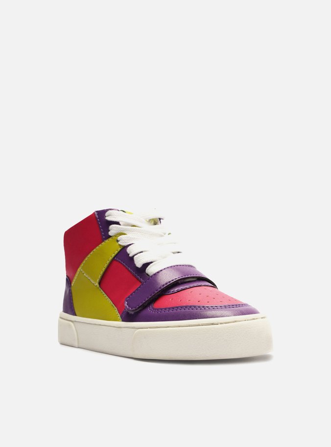 Tênis Infantil Colorido Cano Alto Bambini