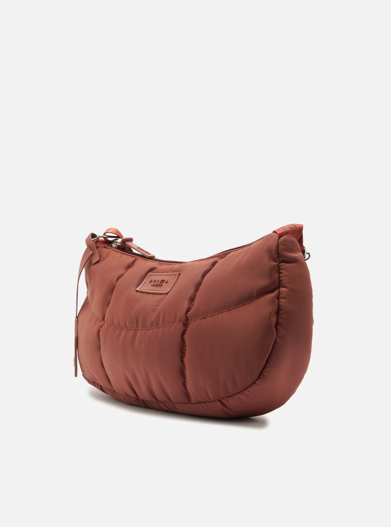 Bolsa Tiracolo Vermelha Média Matelassê Brizza — foto 2