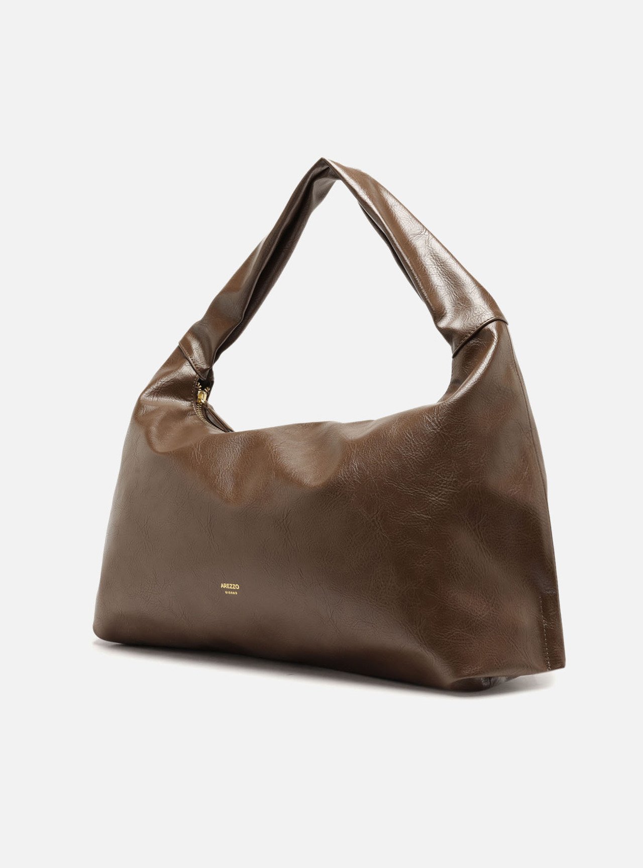 Bolsa Hobo Marrom Grande — foto 2
