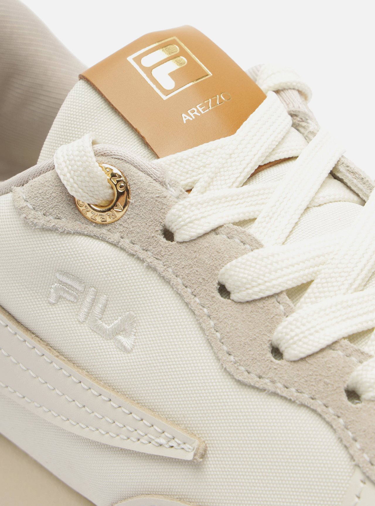 Tênis Branco Solado Esportivo Suede Bordado Fila — foto 5